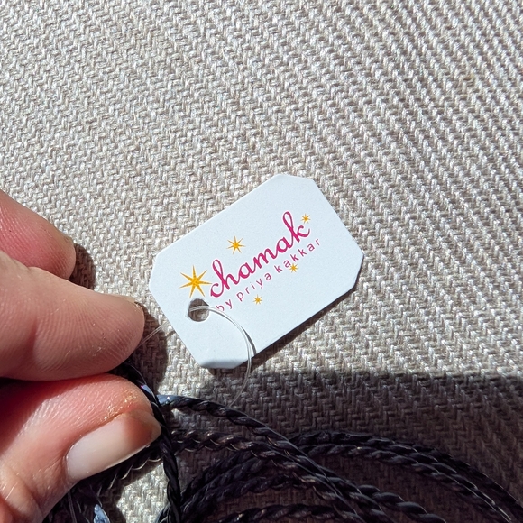 Stylish Blue and Gray Braided Bracelet Set - Picture 3 of 3